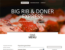 Tablet Screenshot of bigribdonerexpress.nl